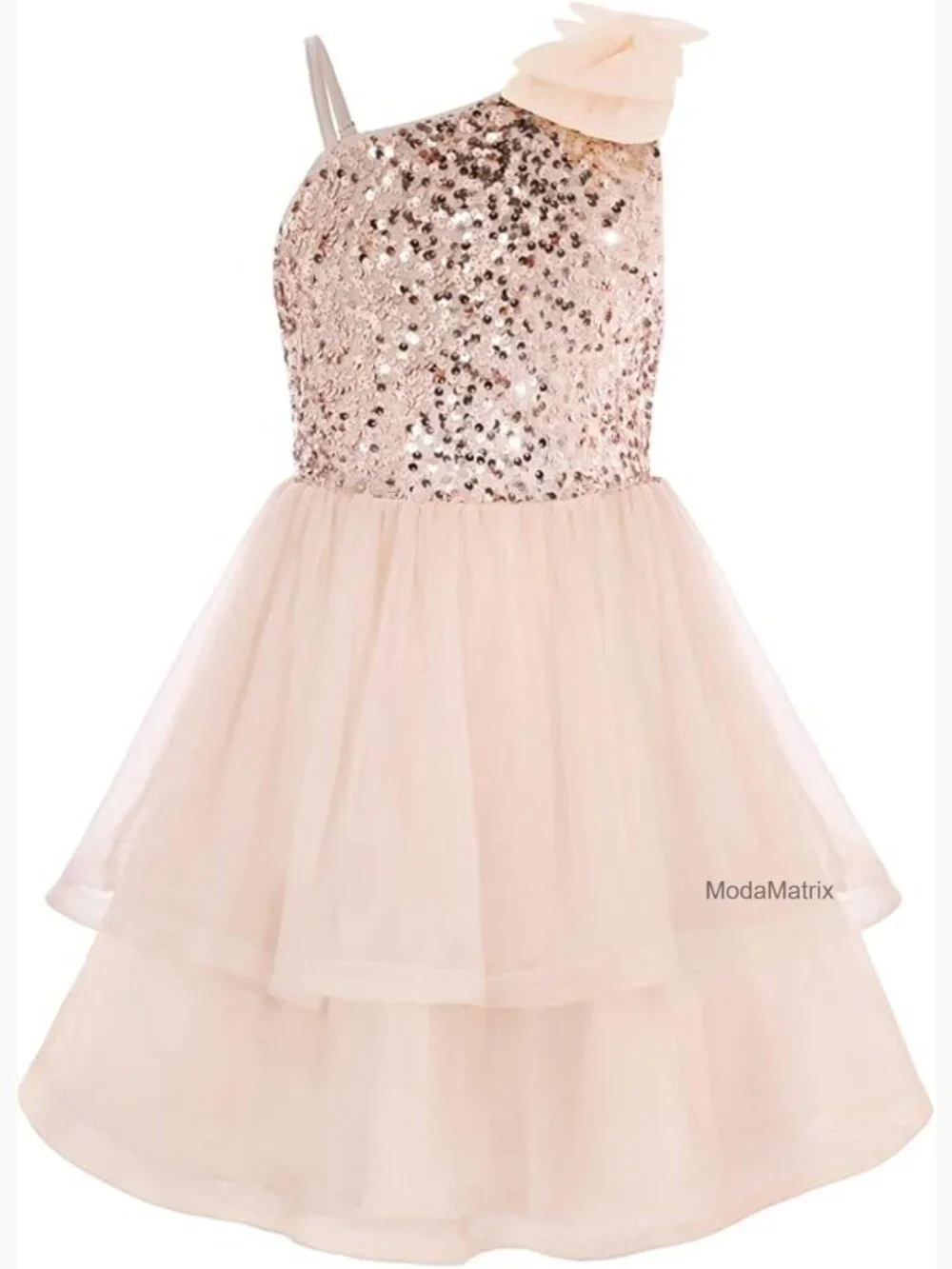 Girls Party Sequin Formal Dress 7-14Y Sparkly Pageant